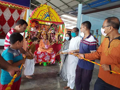 নাটোরে শ্রী শ্রী জগন্নাথ দেবের রথযাত্রা উৎসব অনুষ্ঠিত